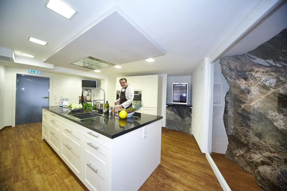 Stefan Krebs in seiner Showküche