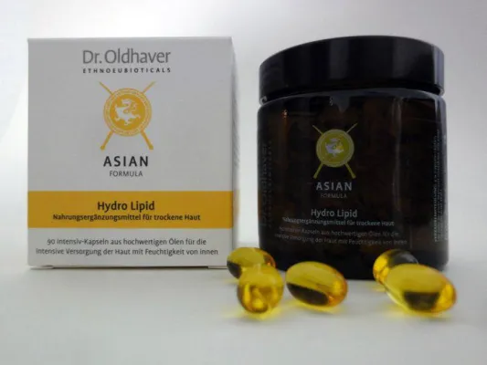 Bild: Dr. Oldhaver: Hydro Lipid Kapseln für Haut-Feuchtigkeit von innen