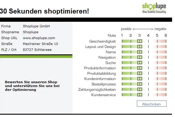 Bild: Shop Usability: 12.000 User bewerten Online-Shops