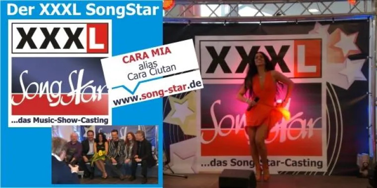 Bild: Gewinner des „XXXL SongStar“ ist: CARA MIA alias Cara Ciutan