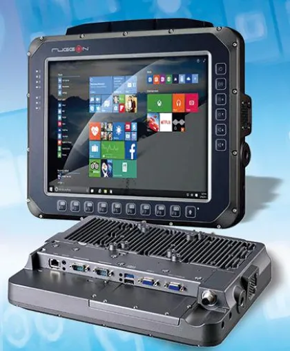 Bild: Moderner Tablet-PC für den Einsatz im Fahrzeug!