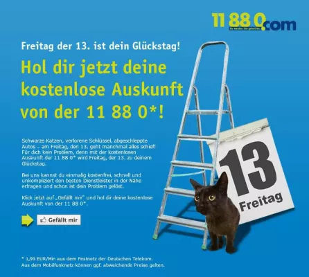Bild: Die 11 88 0* macht Freitag, den 13. zum Glückstag