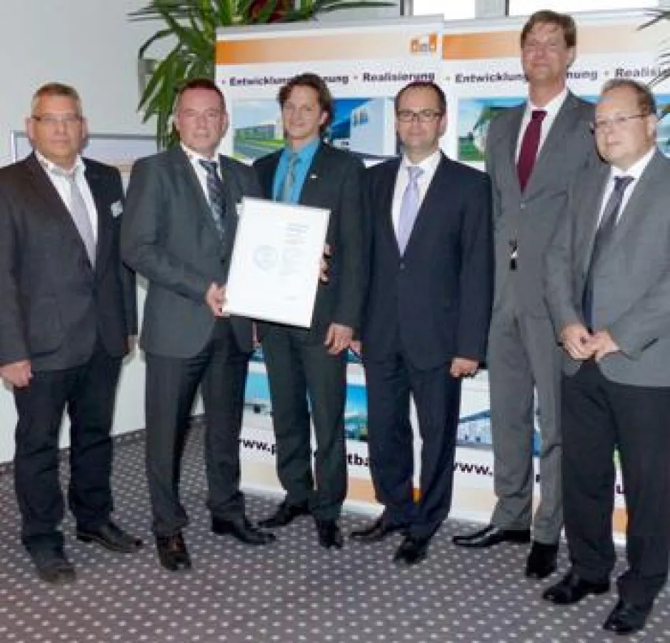 Von l. n. r.:Georg Kaufmann, Thomas Matz, Fritz Bauer, Kay van de Loo, Michael Embert, Steffen Kögel