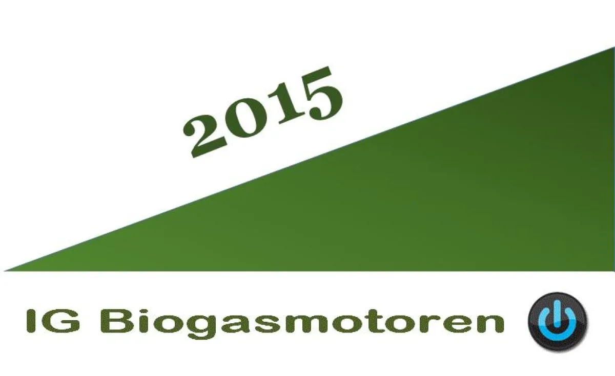 Gute Wirkungsgrade des Biogas-BHKW für 2015