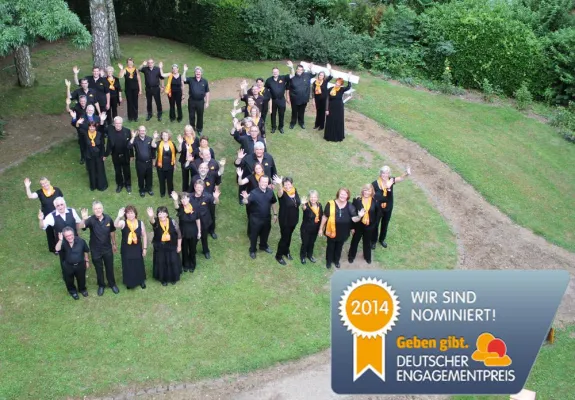 Der SonntagsChor Rheinland-Pfalz ist für den Deutschen Engagementpreis 2014 nominiert Bild: Der SonntagsChor Rheinland-Pfalz ist für den Deutschen Engagementpreis 2014 nominiert