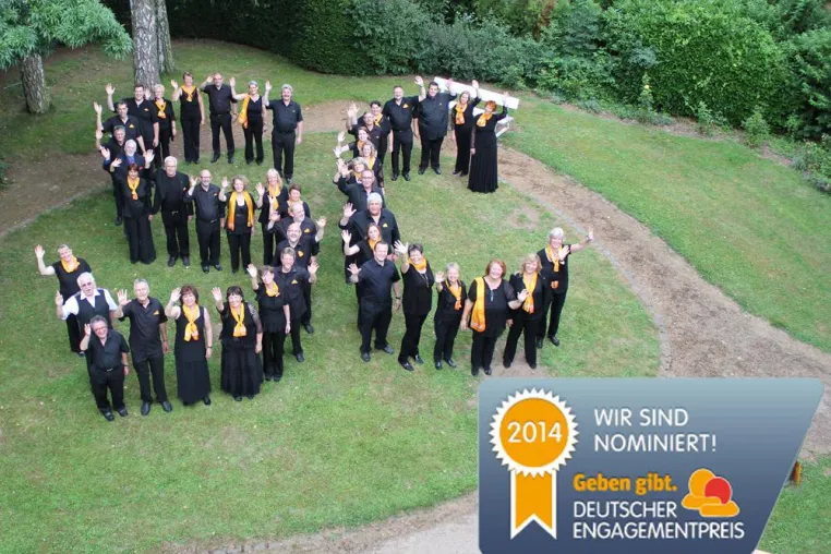 Bild: Der SonntagsChor Rheinland-Pfalz ist für den Deutschen Engagementpreis 2014 nominiert