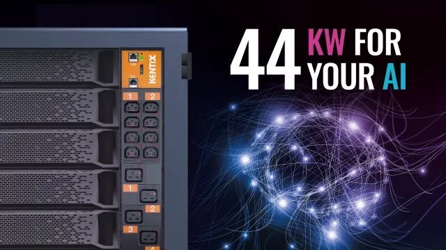 Bild: 44kW Smart-PDU für KI und High-Performance Computing – Kentix definiert IT-Energieverwaltung neu