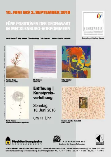 Mecklenburgische Versicherungsgruppe stiftet ihren Kunstpreis bereits zum siebten Mal Bild: Mecklenburgische Versicherungsgruppe stiftet ihren Kunstpreis bereits zum siebten Mal