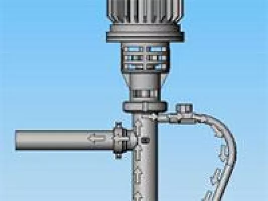 Bild: Lutz präsentiert die neue vertikale Exzenterschneckenpumpe der Baureihe B70V-HD