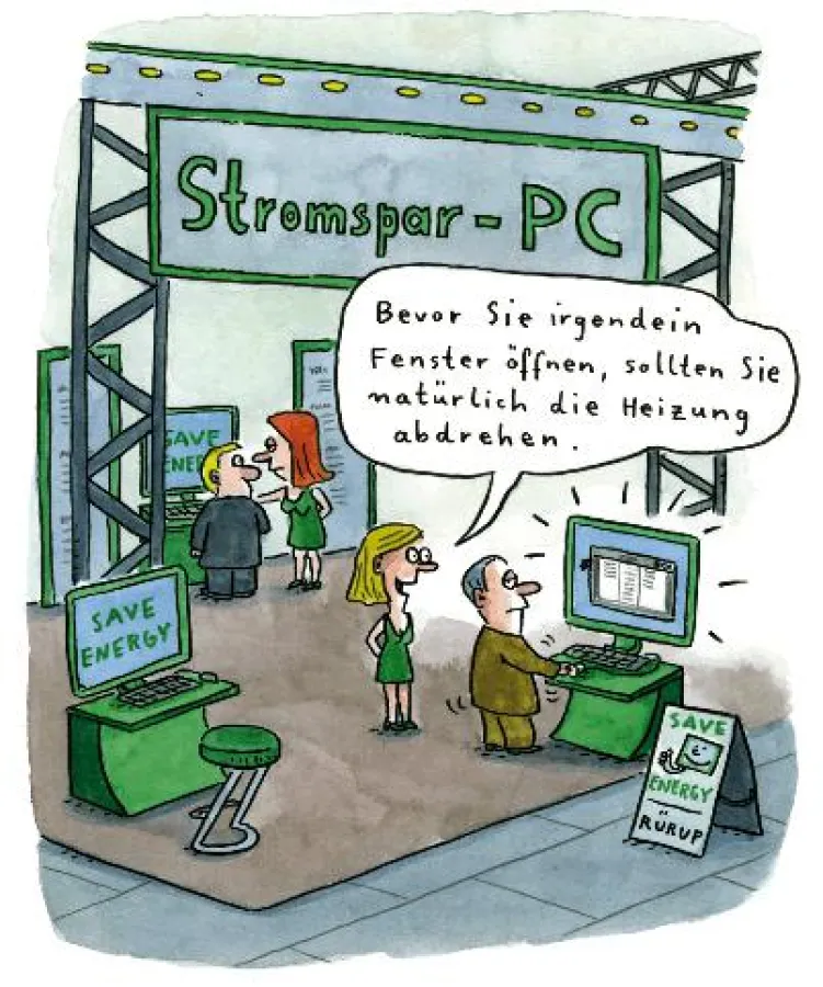 Cartoon von Stephan Rürup (c) Rürup / Caricatura