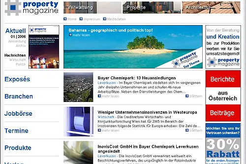 Anspruchvolles Portal rund um die Gewerbe-Immobilie geht online - Erstes kostenloses PDF-Fachmagazin für den 07. März geplant Bild: Anspruchvolles Portal rund um die Gewerbe-Immobilie geht online - Erstes kostenloses PDF-Fachmagazin für den 07. März geplant