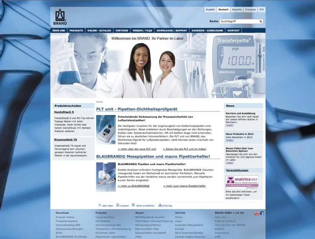 Brand.de, Website