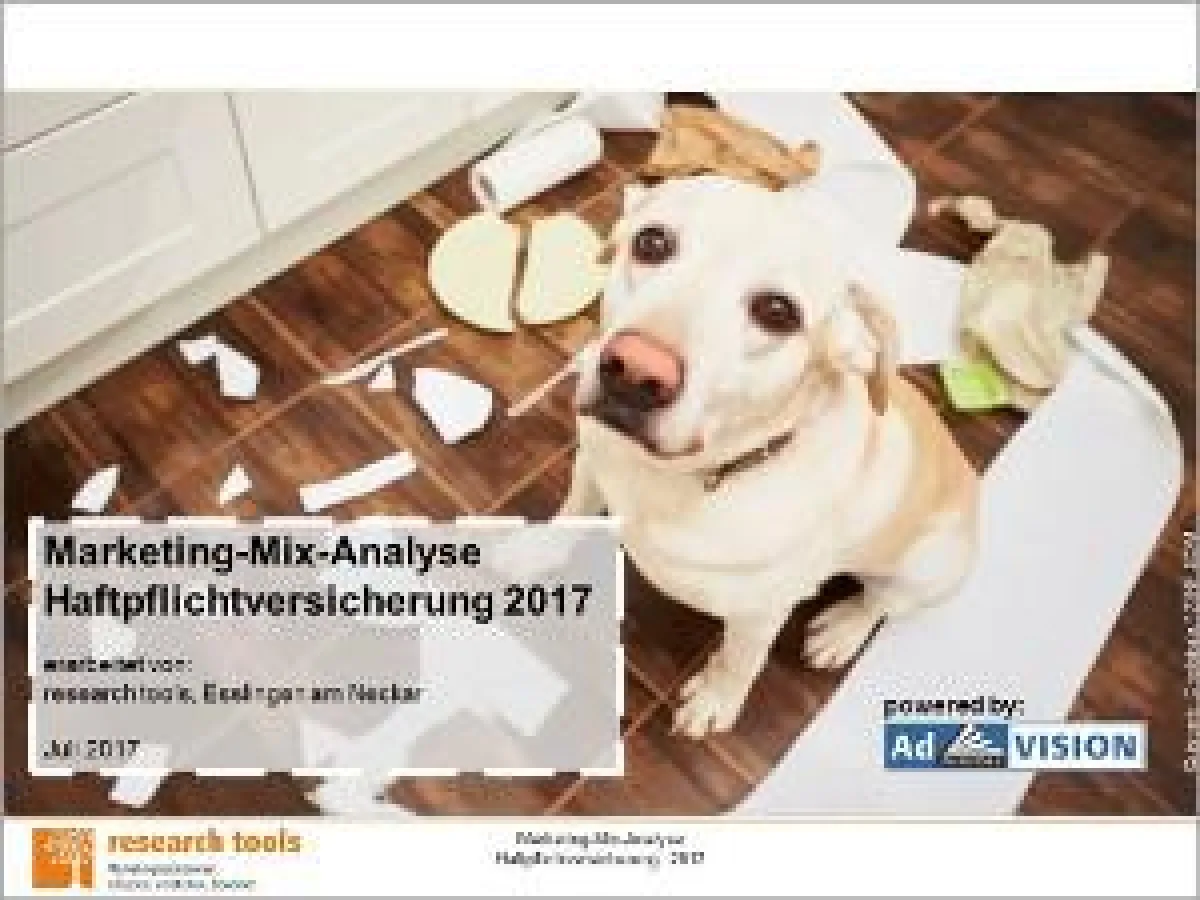 Marketing-Mix-Analyse Haftpflichtversicherung 2017