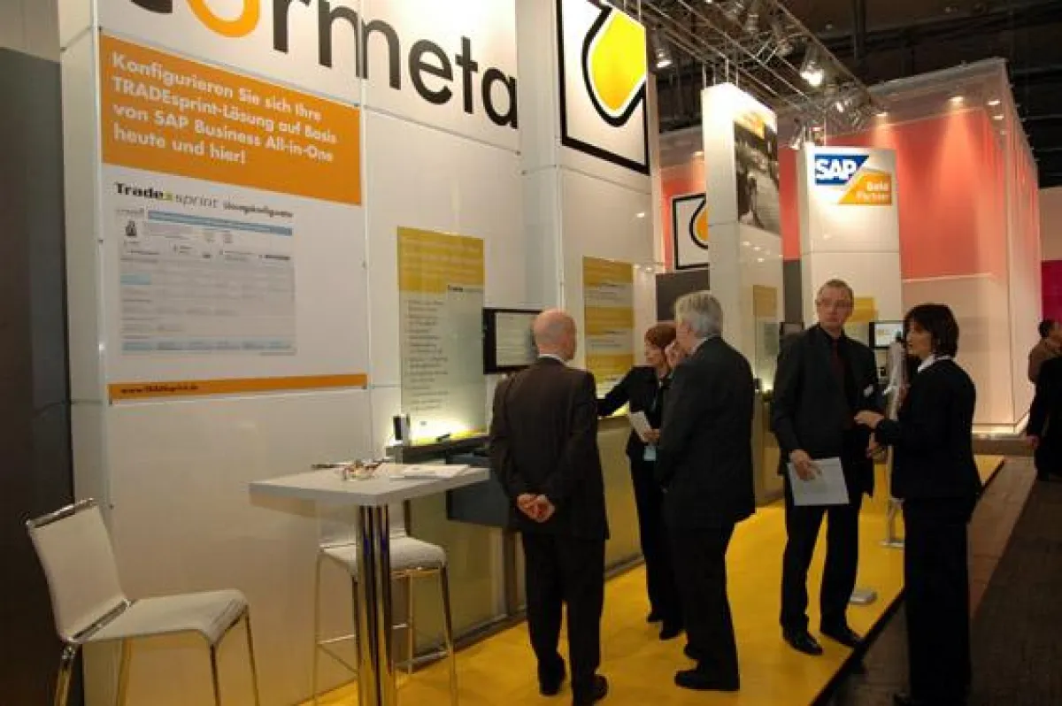 Insgesamt verzeichnete cormeta auf der CeBIT 2010 deutlich mehr Kontakte als im Vorjahr.
