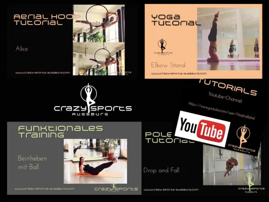 Bild: CrazySports Augsburg® - Digitalisierung im Fitnessstudio: Onlinetutorials