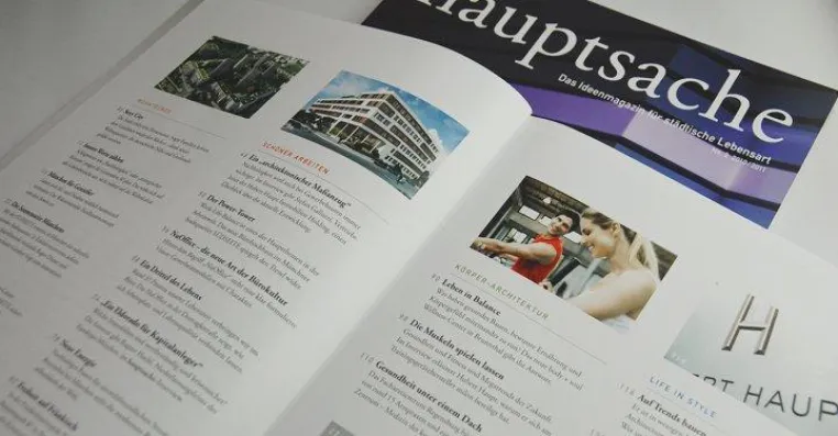 Bild: „hauptsache“ – das Ideen-Magazin für städtische Lebensart von All about Advertising