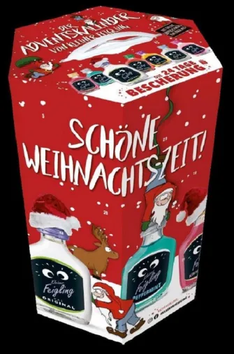 Kleiner Feigling Adventskalender für Schoko-Muffel & Party-Fans Bild: Kleiner Feigling Adventskalender für Schoko-Muffel & Party-Fans
