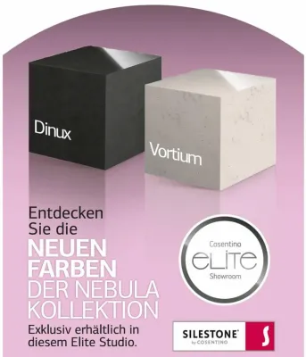 Neue Farben für die kosmisch inspirierte Silestone®-Farbserie Nebula Bild: Neue Farben für die kosmisch inspirierte Silestone®-Farbserie Nebula