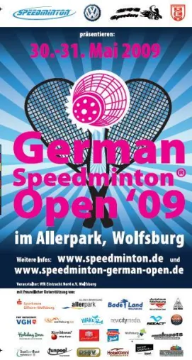 Bild: Speedminton® German Open 2009 in Wolfsburg