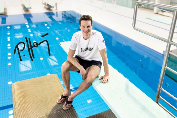 Prominenter Markenbotschafter: Seeger startet Kooperation mit Olympia-Wasserspringer Patrick Hausding Bild: Prominenter Markenbotschafter: Seeger startet Kooperation mit Olympia-Wasserspringer Patrick Hausding