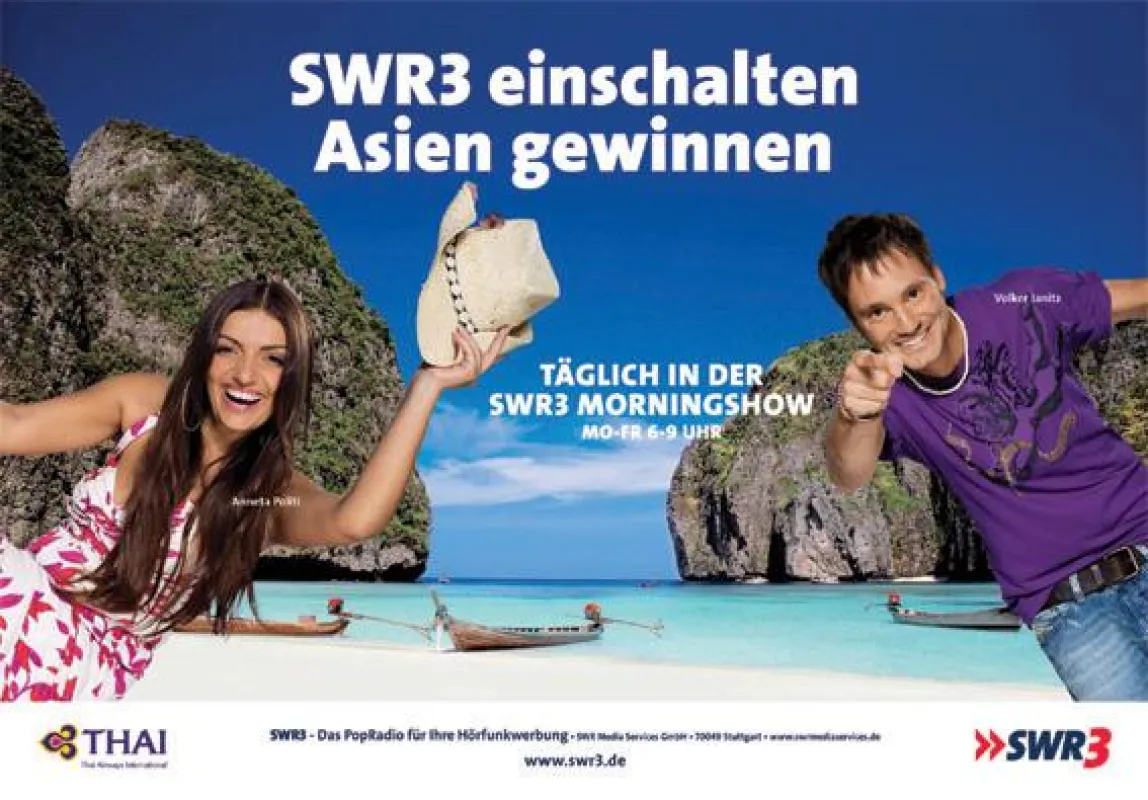 Gewinnen in der SWR3-Morningshow mit Anneta Politi und Volker Janitz