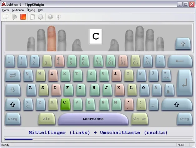 Bild: TippKönigin 5.5: 10-Finger-Tipptrainer der neuen Generation