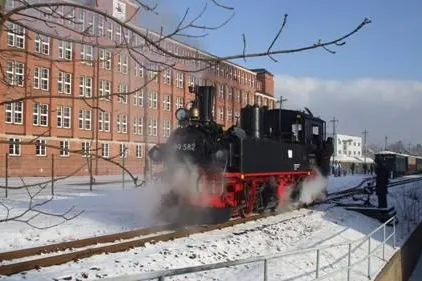 Bild: Feierliche Inbetriebnahme der Dampflokomotive 99 582
