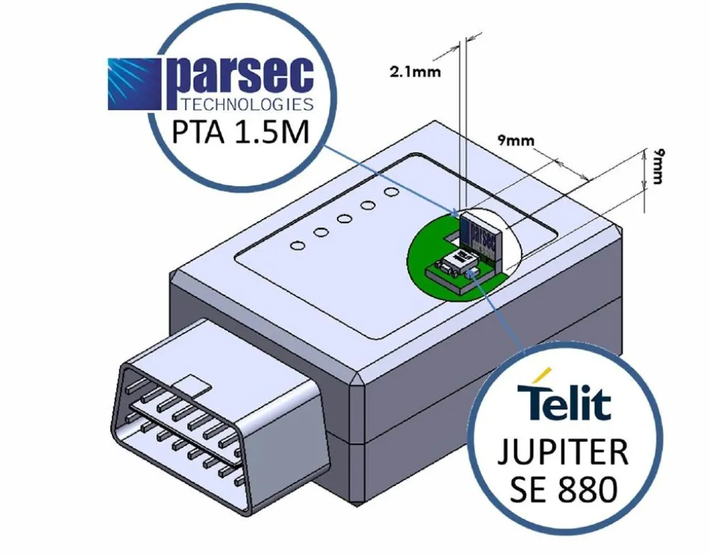 Ultrakompakte GPS-Lösung (Quelle: Telit)