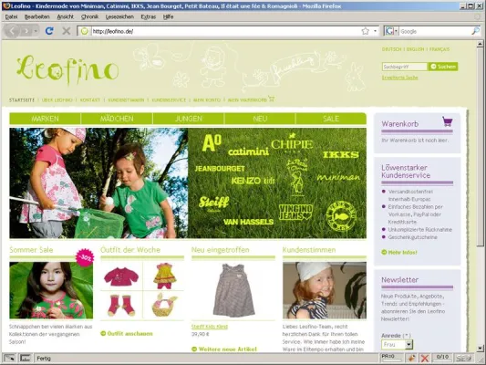 Bild: mzentrale launched mehrsprachigen Onlineshop für Kindermoden