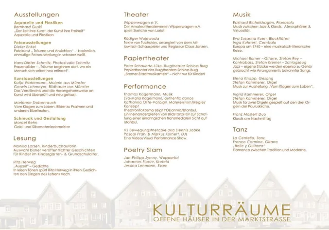 Bild: Kulturräume- Offene Häuser in der Marktstraße