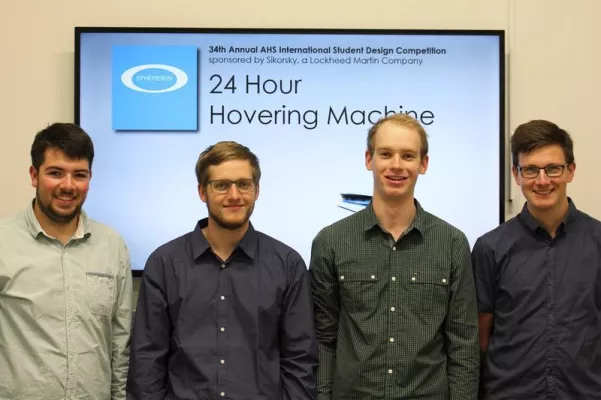 Bild: Platz 2 für Helikopter-Designstudie aus Stade - Carbontechnologie-Studenten der PFH erfolgreich