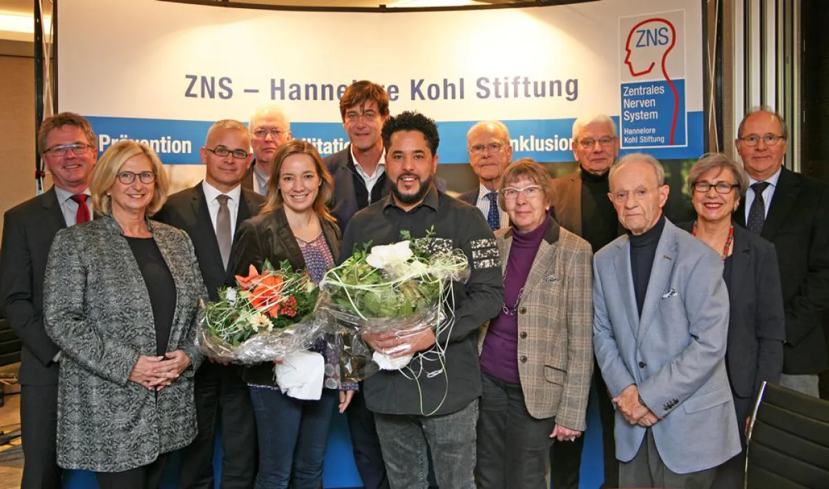 Vorstand und Kuratorium mit der scheidenden Präsidentin Dr. Kristina Schröder und Adel Tawil