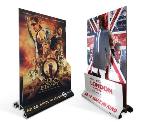 Bild: And the winner is … Flyerline Schweiz AG erhält Branchen-Award für innovativen Kinoaufsteller