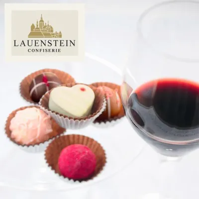 Bild: Aus der Chocolathek der Lauenstein Confiserie: Schokolade & Wein – eine ungewöhnliche Freundschaft