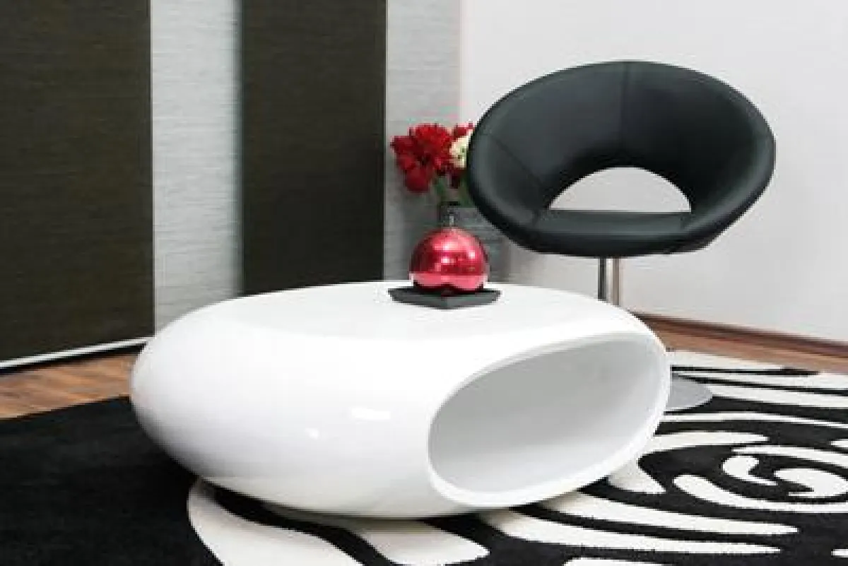 Loungeserie in hochglanz-weiß