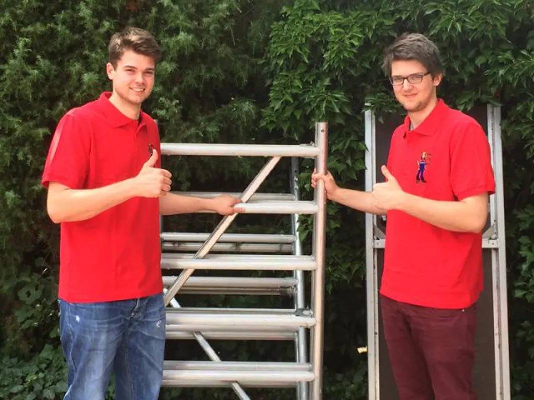 Michael Pleiter (l) und Bastian Pleiter (r)