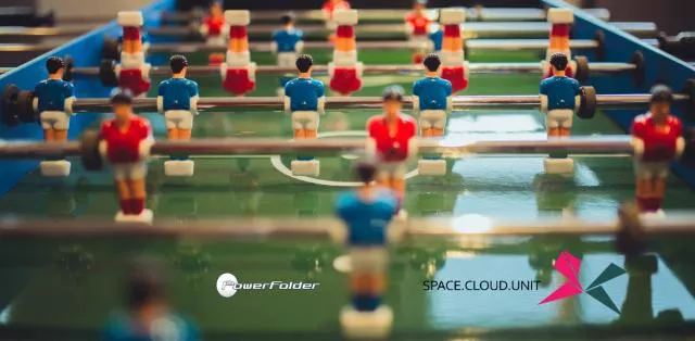 Bild: Weltmeisterlich: Space.Cloud.Unit veranstaltet Kicker-Turnier