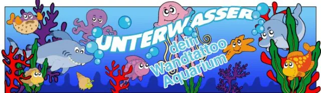 Bild: Beiwanda präsentiert das Wandtattoo-Aquarium fürs Kinderzimmer