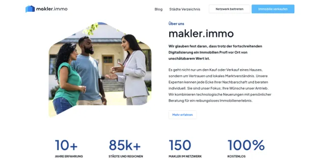 Bild: Die Zukunft am Immobilienmarkt? makler.immo verbindet KI mit lokalem Expertenwissen