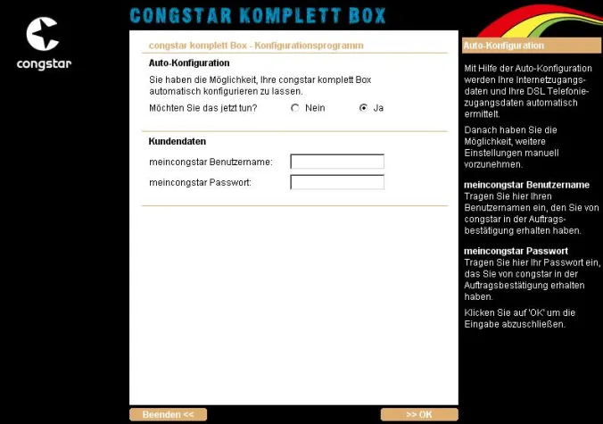 Bild: congstar DSL mit Plug&Surf