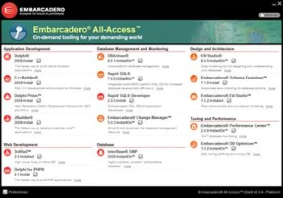 Bild: Lizenzprogramm All-Access von Embarcadero Technologies jetzt bei SOS Software Service