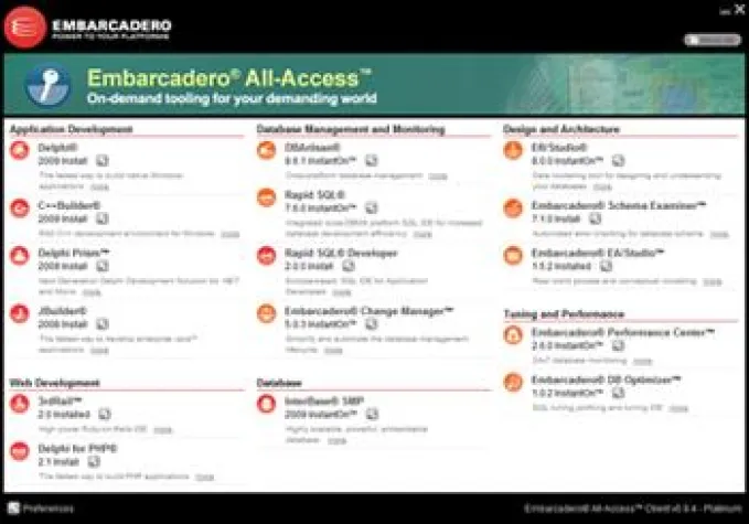 Bild: Lizenzprogramm All-Access von Embarcadero Technologies jetzt bei SOS Software Service