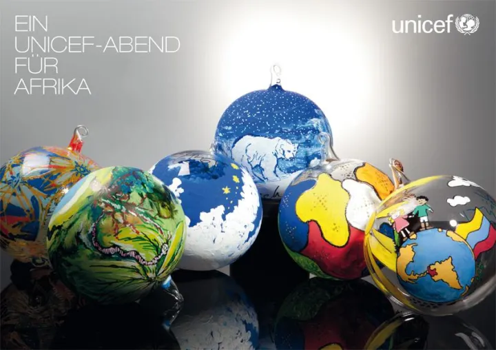 Bild: Große eBay Auktion: Prominente designen Weihnachtskugeln für UNICEF
