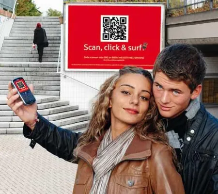Bild: Sparkasse Pforzheim Calw innovativ: Scan, klick & surf per QR-Code