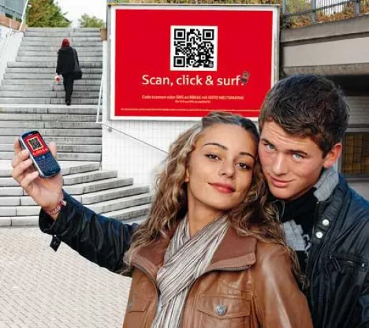 Bild: Sparkasse Pforzheim Calw innovativ: Scan, klick & surf per QR-Code