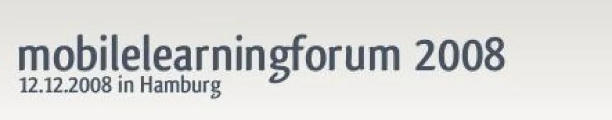 mobilelearningforum am 12.12.2008 in Hamburg