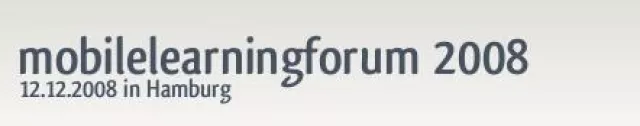 Bild: mobilelearningforum am 12.12.2008 in Hamburg