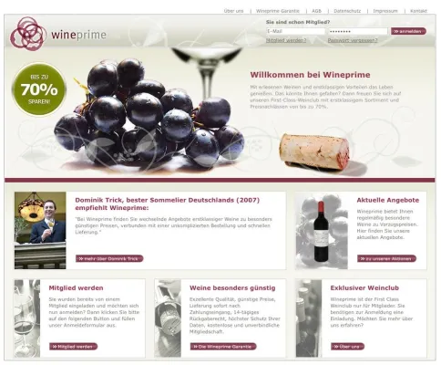 Bild: Q.One startet den Wineprime-Weinclub - Hochwertige Weine zu Vorzugspreisen