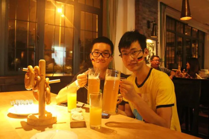 Bild: China im Fußballfieber: Partystimmung bis zum Abpfiff