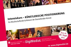 Bild: DigiMediaL Intensivkurs: Künstlerische Positionierung
